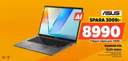 Power Asus Vivobook S14 OLED-skärm erbjuda