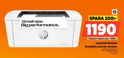 Power Hp LaserJet-skrivare Kompakt LaserJet-skrivare erbjuda