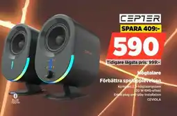 Power Cepter Högtalare Förbättra spelupplevelsen erbjuda