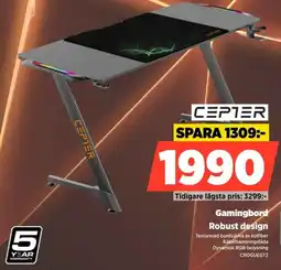 Power Cepter Gamingbord Robust design erbjuda