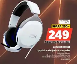 Power Hyper Gamingheadset Uppslukande ljud när du spelar erbjuda