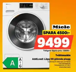 Power Miele Tvättmaskin AddLoad: Lägg till glömda plagg erbjuda
