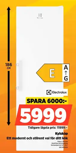Power Electrolux Kylskåp Ett modernt och stilrent val för ditt kök erbjuda