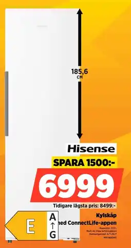 Power Hisense Kylskåp med ConnectLife-appen erbjuda