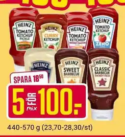 ÖoB Heinz Ketchup & Sauces erbjuda