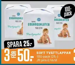 ÖoB SOFT TVÄTTLAPPAR erbjuda