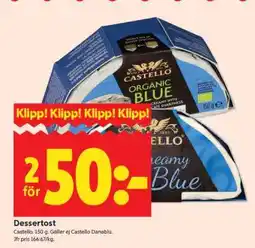 ICA Supermarket CASTELLO Dessertost erbjuda