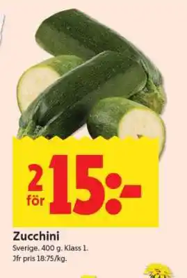ICA Supermarket Zucchini erbjuda
