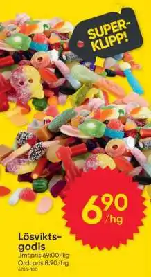 DollarStore Lösviktsgodis erbjuda
