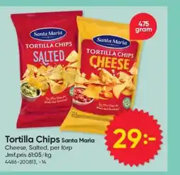 DollarStore Tortilla Chips Santa Maria erbjuda