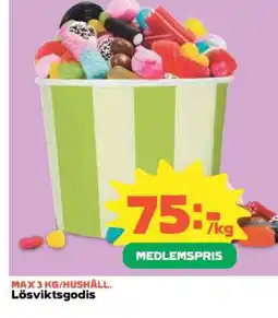 Coop Lösviktsgodis erbjuda