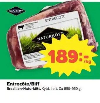 Entrecôte/biff