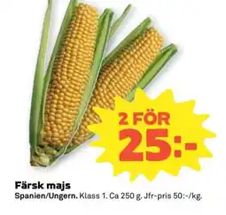Coop FÄRSK MAJS erbjuda