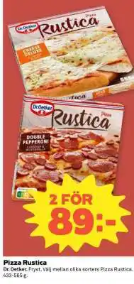 Coop PIZZA RUSTICA erbjuda