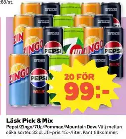 Coop Läsk Pick & Mix erbjuda