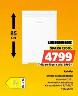Power Liebherr Kylskåp Smidig kompakt design erbjuda