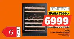 Power Temptech Vinkyl UV-skyddat glas på dörren erbjuda