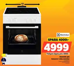 Power Electrolux Keramisk spis Kokzoner i olika storlekar erbjuda