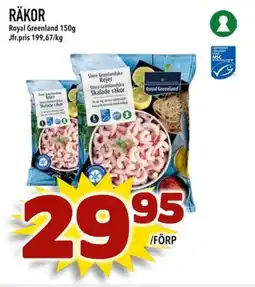 Din Mat Royal Greenland Räkor erbjuda