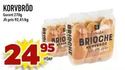 Din Mat Garant Korvbröd erbjuda
