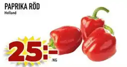 Din Mat Paprika röd erbjuda