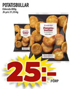 Din Mat Eldorado Potatisbullar erbjuda