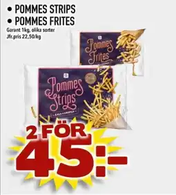 Din Mat Garant Pommes strips • pommes frites erbjuda