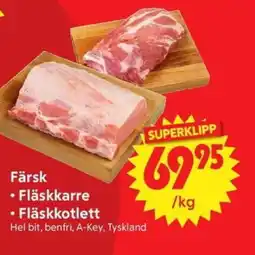 Nya Pulsen Färsk • Fläskkarre • Fläskkotlett erbjuda