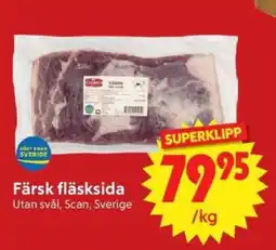 Nya Pulsen Scan Färsk fläsksida erbjuda