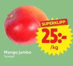 Nya Pulsen Mango jumbo erbjuda