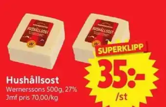 Nya Pulsen Wernerssons Hushållsost erbjuda