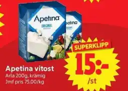Nya Pulsen Arla Apetina vitost erbjuda