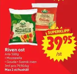 Nya Pulsen Arla Riven ost erbjuda