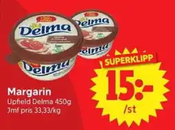 Nya Pulsen Delma Margarin erbjuda