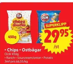 Nya Pulsen OLW Chips • Ostbågar erbjuda