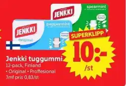 Nya Pulsen Jenkki tuggummi erbjuda