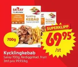 Nya Pulsen Saray Kycklingkebab erbjuda