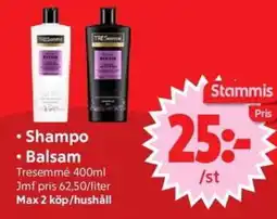 Nya Pulsen Tresemmé Shampo • Balsam erbjuda