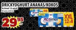 Matvärlden Tensta Actimel Drickyoghurt ananas/kokos erbjuda