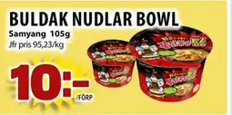 Matvärlden Tensta Samyang Buldak nudlar bowl erbjuda
