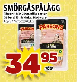 Matvärlden Tensta Pärsons Smörgåspålägg erbjuda
