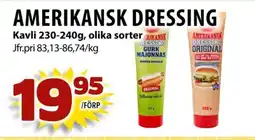 Matvärlden Tensta Kavli Amerikansk dressing erbjuda