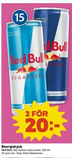 Coop Konsum Red Bull Energidryck erbjuda