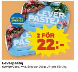 Coop Konsum Coop Leverpastej erbjuda