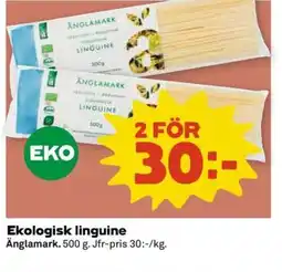Coop Konsum Änglamark Ekologisk linguine erbjuda