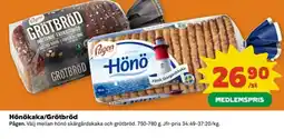 Coop Konsum Pågen Hönökaka/Grötbröd erbjuda