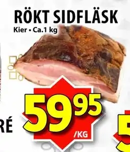 Matvärlden Tensta RÖKT SIDFLÄSK erbjuda