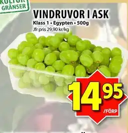 Matvärlden Tensta VINDRUVOR I ASK erbjuda