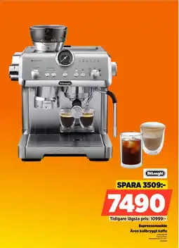 Power DeLonghi Espressomaskin Även kallbryggt kaffe erbjuda