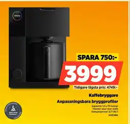 Power Kaffebryggare Anpassningsbara bryggprofiler erbjuda